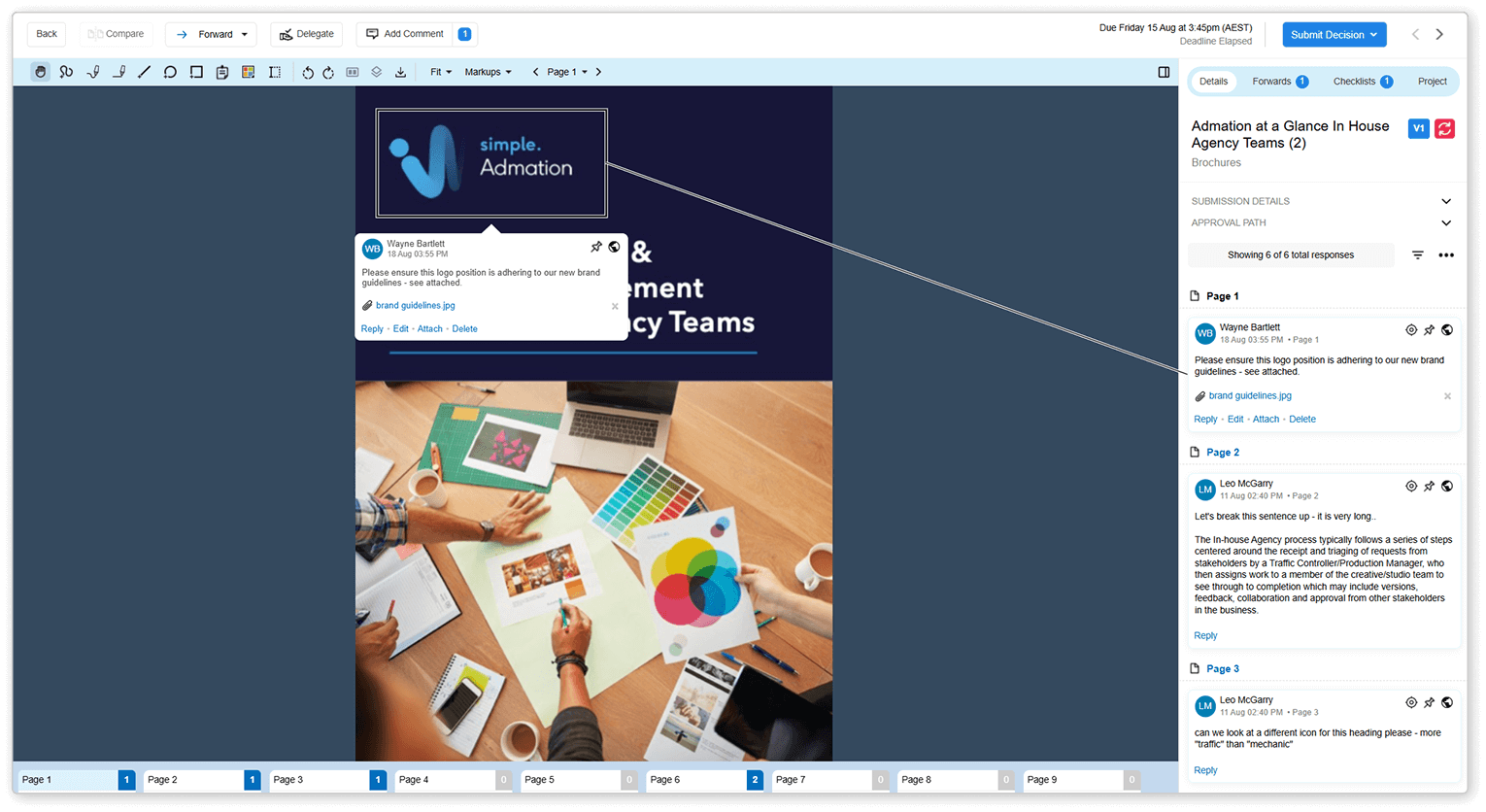 Approval Centre_Markup