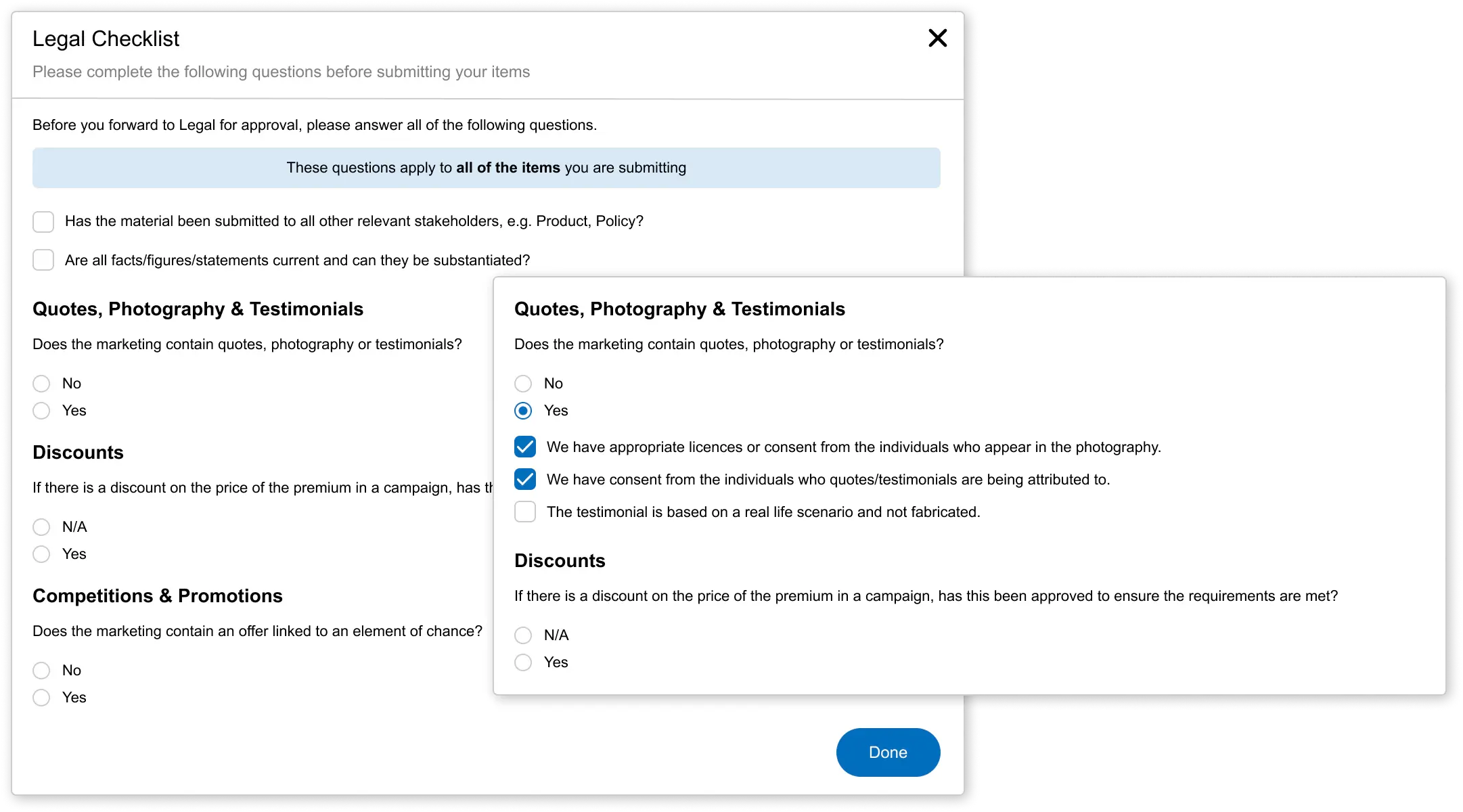 Approval-Checklist-Submitter-with-Dynamic-Questions